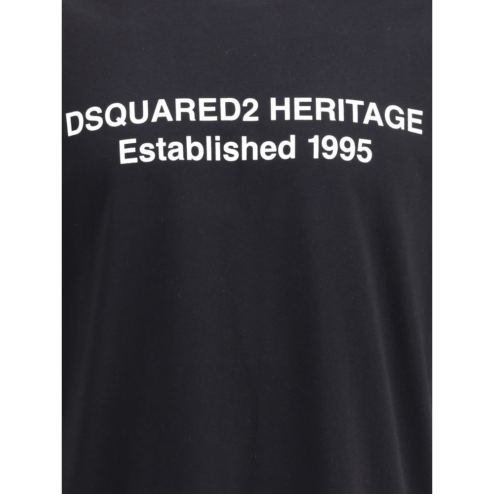 Dsquared² Black Cotton T-Shirt | Regal Royce