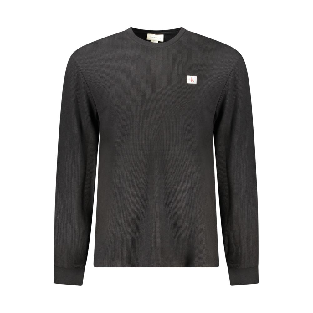 Calvin Klein Black Cotton Men Sweater