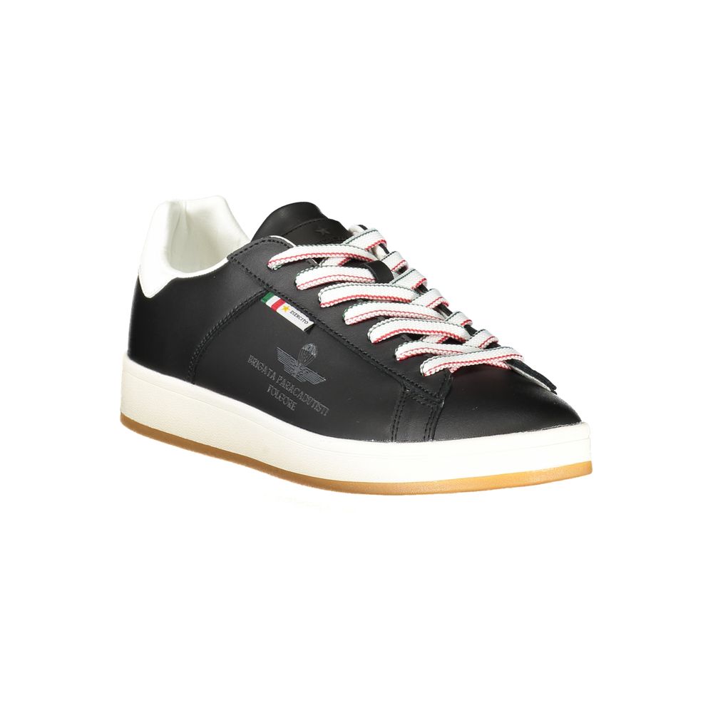 Esercito 1659 Black Polyurethane Men's Sneaker | Regal Royce