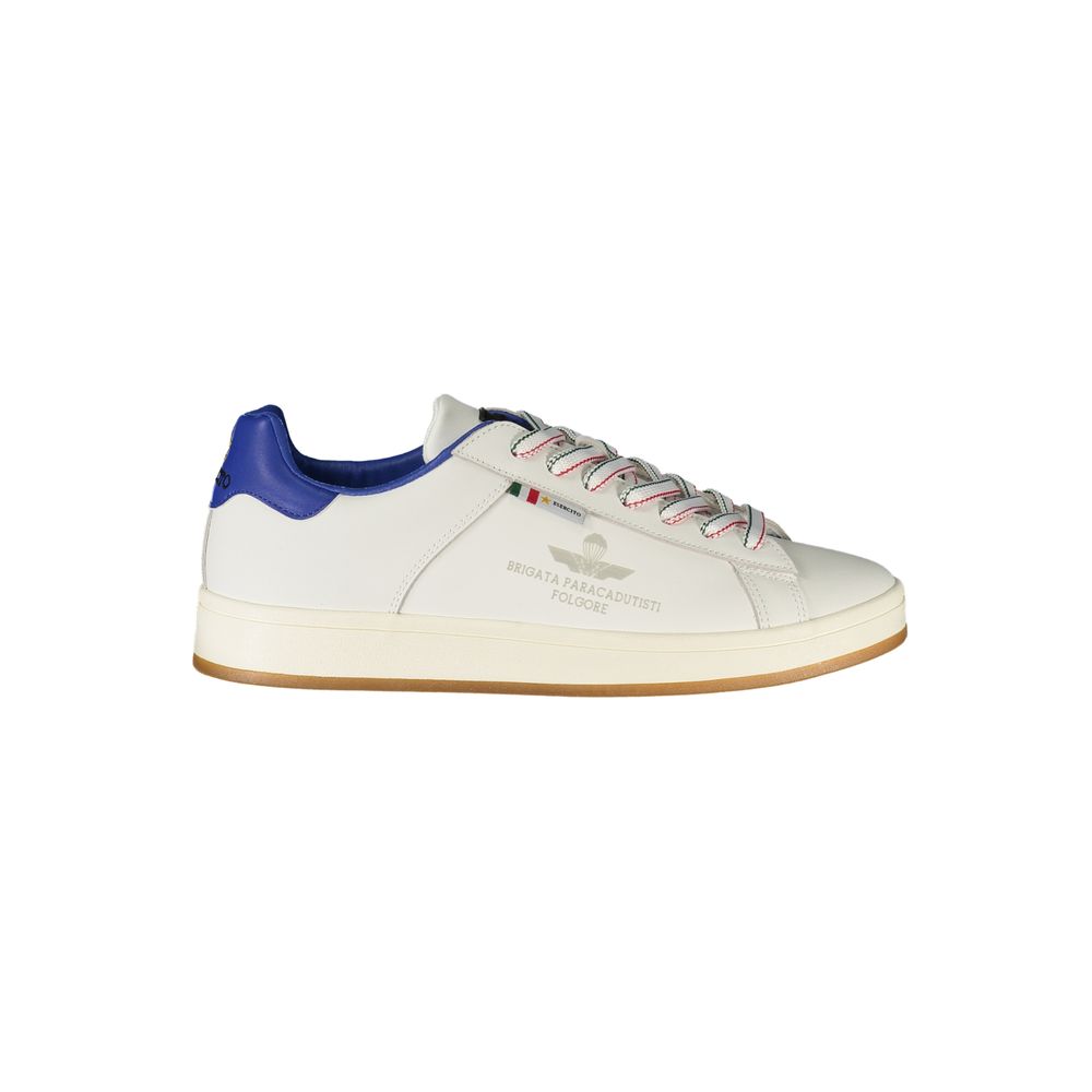Esercito 1659 White Polyurethane Men Sneaker | Regal Royce