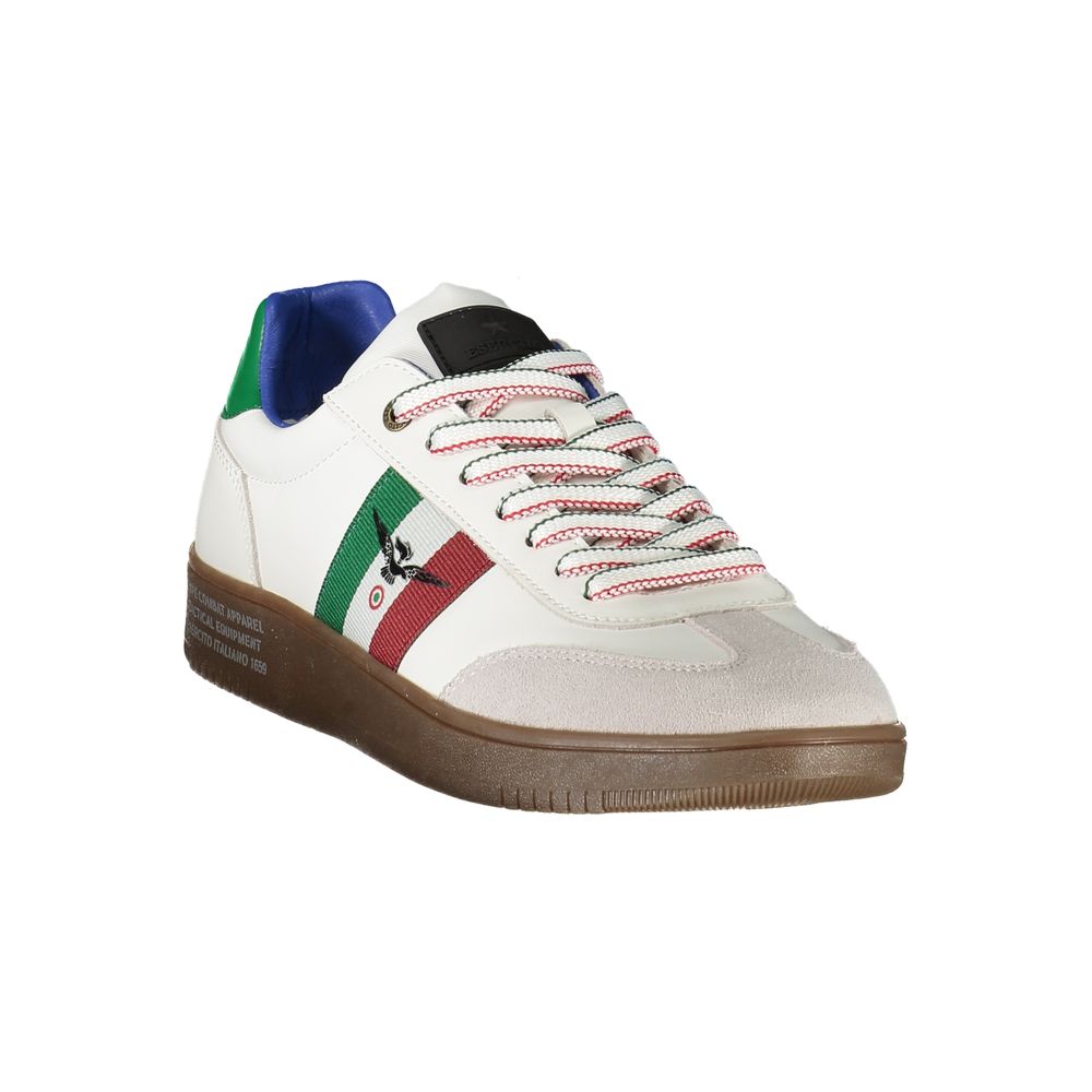 Esercito 1659 White Polyurethane Men's Sneaker | Regal Royce