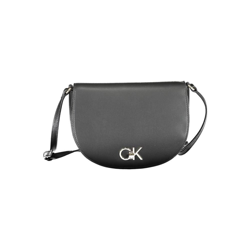 Calvin Klein Black Polyurethane Women Shoulder Bag | Regal Royce