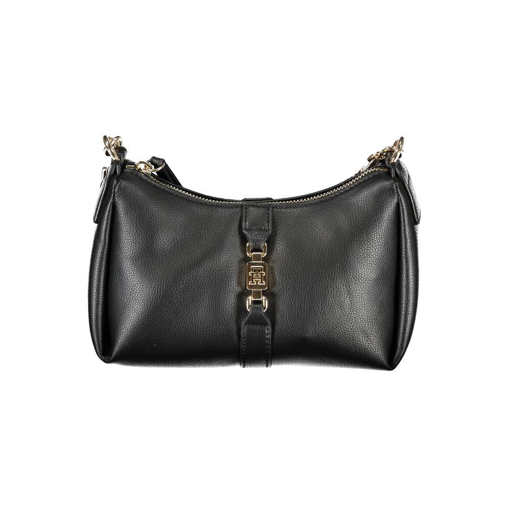 Tommy Hilfiger Black Polyester Women Shoulder Bag | Regal Royce
