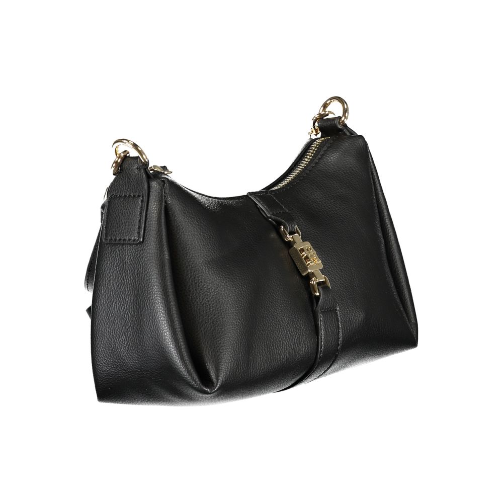 Tommy Hilfiger Black Polyester Women Shoulder Bag | Regal Royce