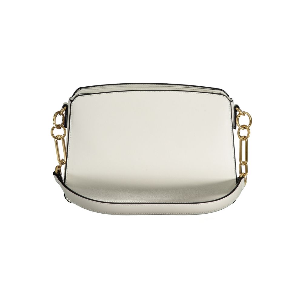 Mario Valentino Bianco Polyurethane Women Handbag | Regal Royce