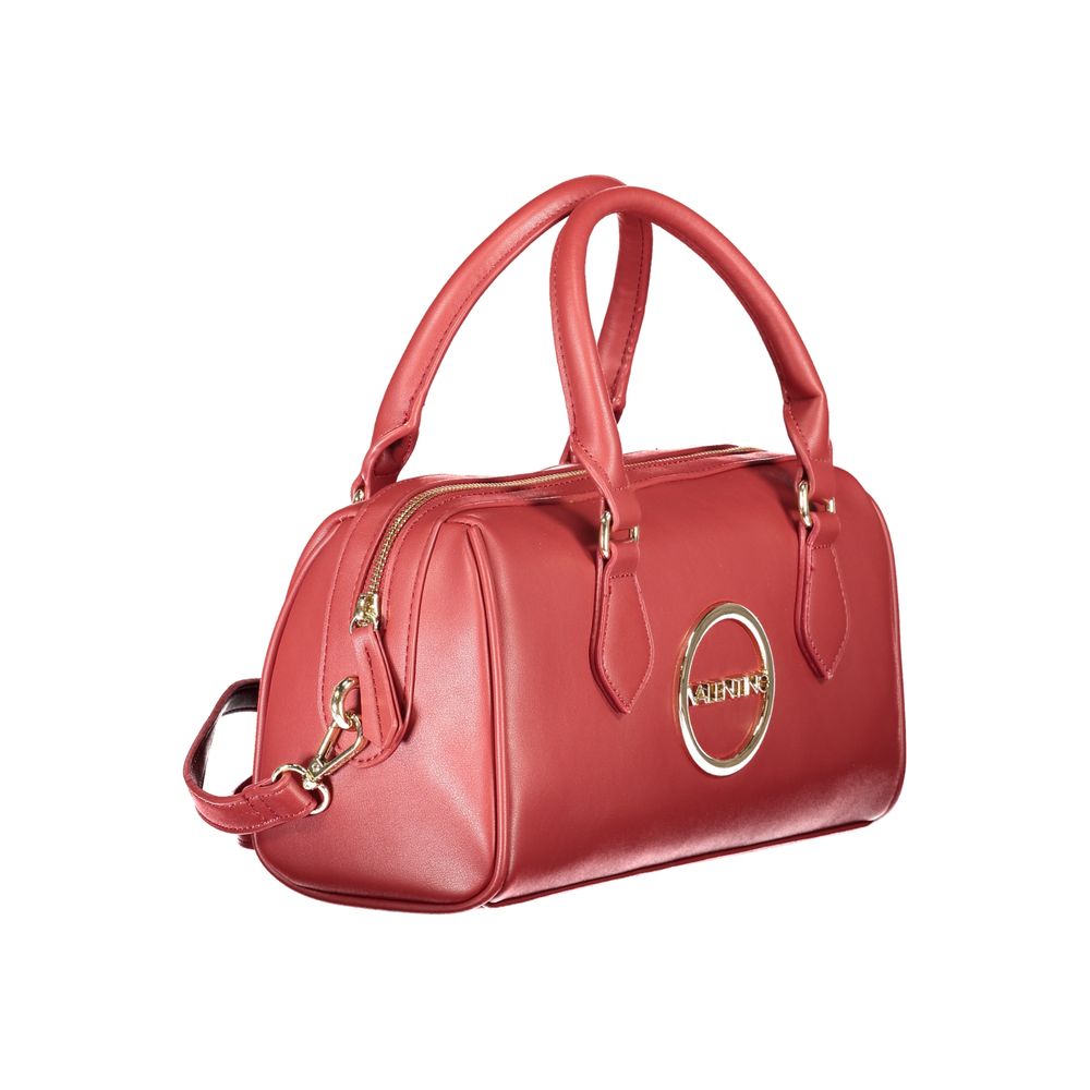 Mario Valentino Rosso Polyurethane Women Handbag | Regal Royce