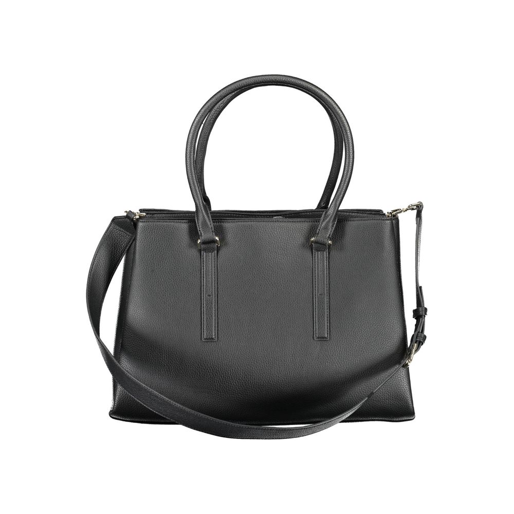 Calvin Klein Black Polyester Women Handbag | Regal Royce