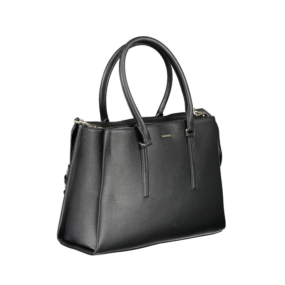Calvin Klein Black Polyester Women Handbag | Regal Royce