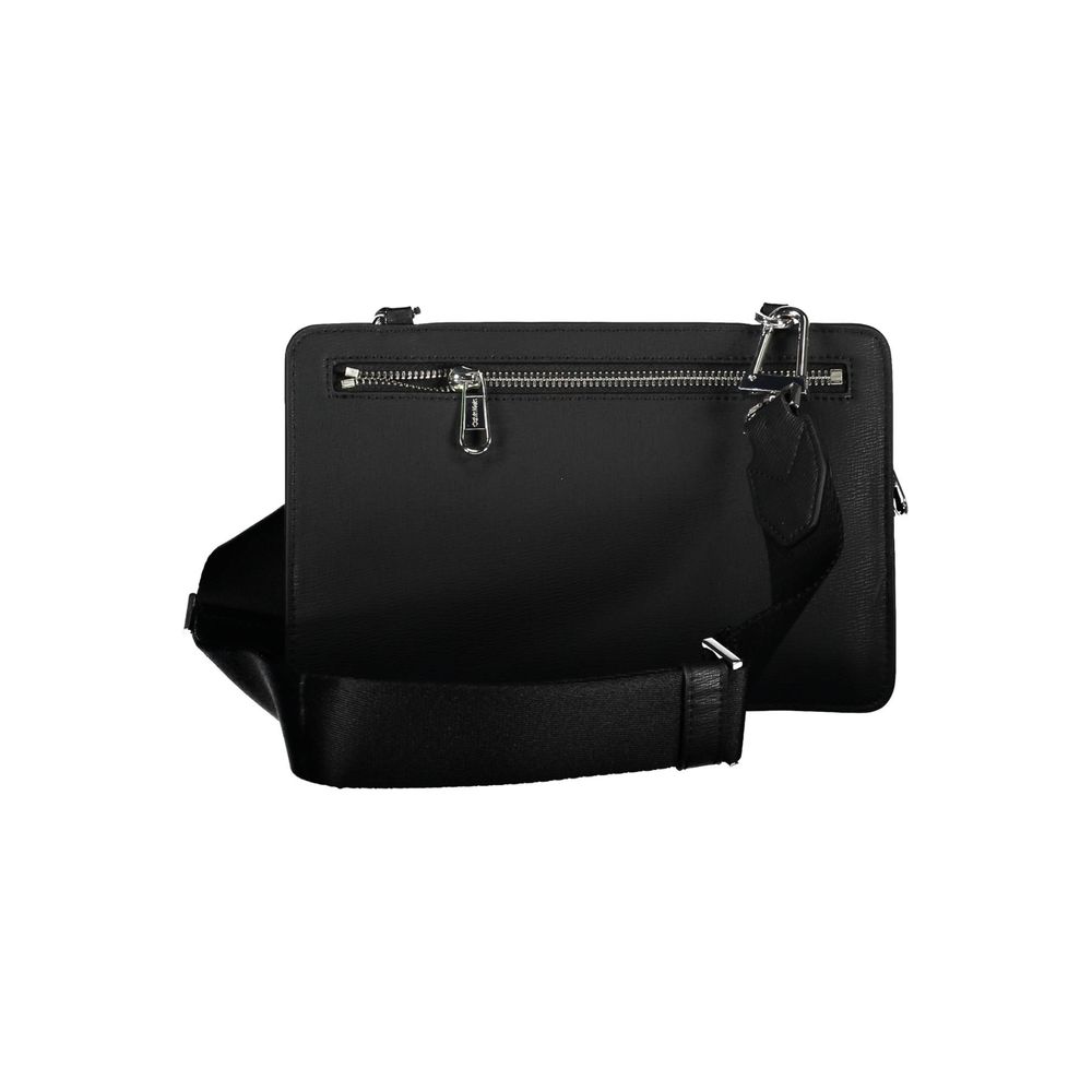 Calvin Klein Black Polyester Men's Shoulder Bag | Regal Royce
