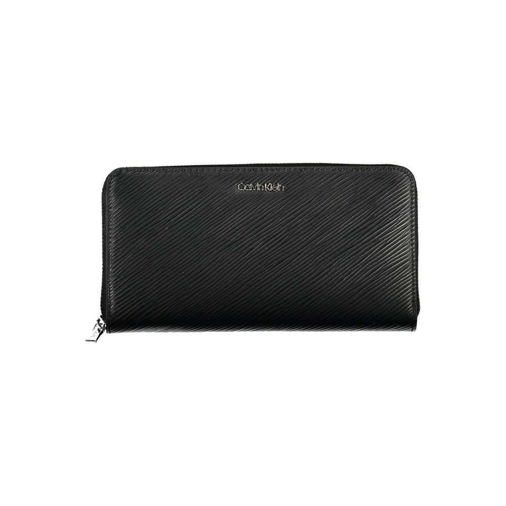 Calvin Klein Black Polyurethane Women Wallet | Regal Royce