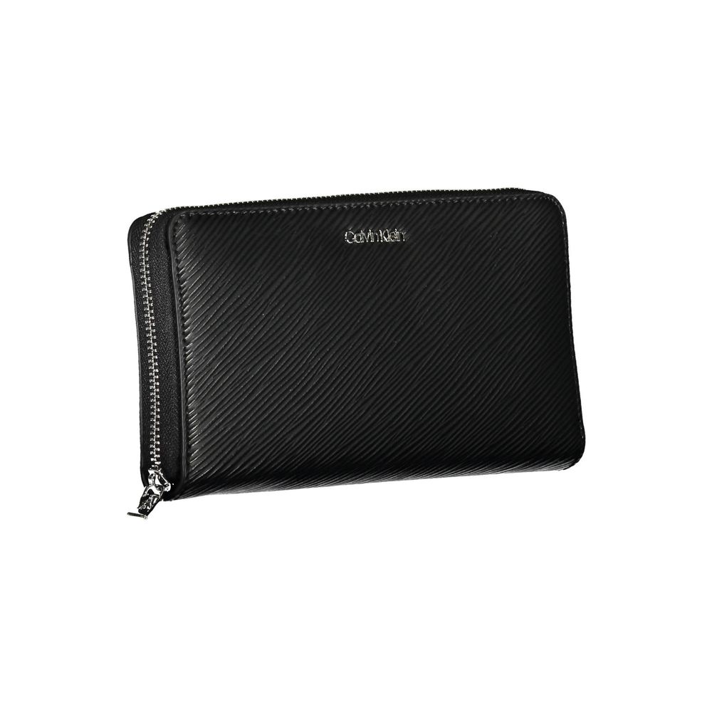 Calvin Klein Black Polyurethane Women Wallet | Regal Royce