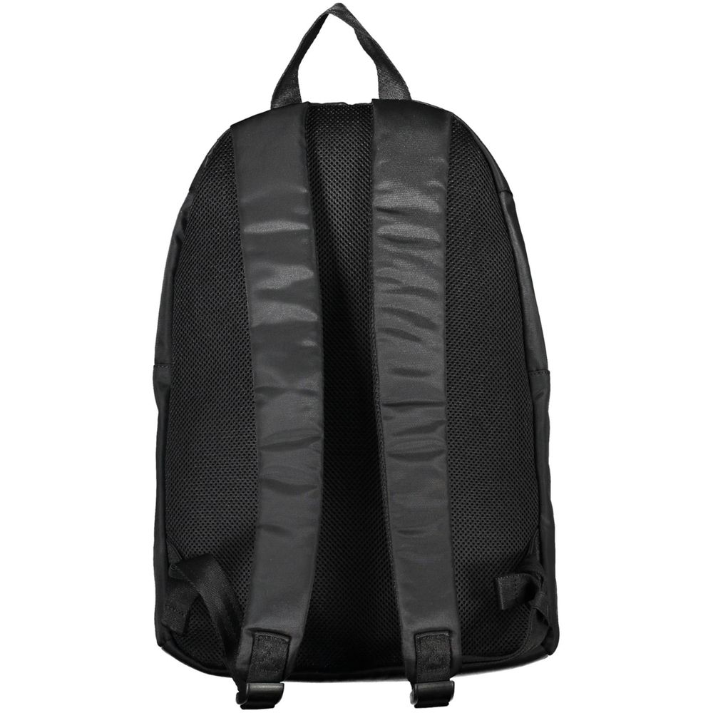 Tommy Hilfiger Black Polyester Men Backpack | Regal Royce