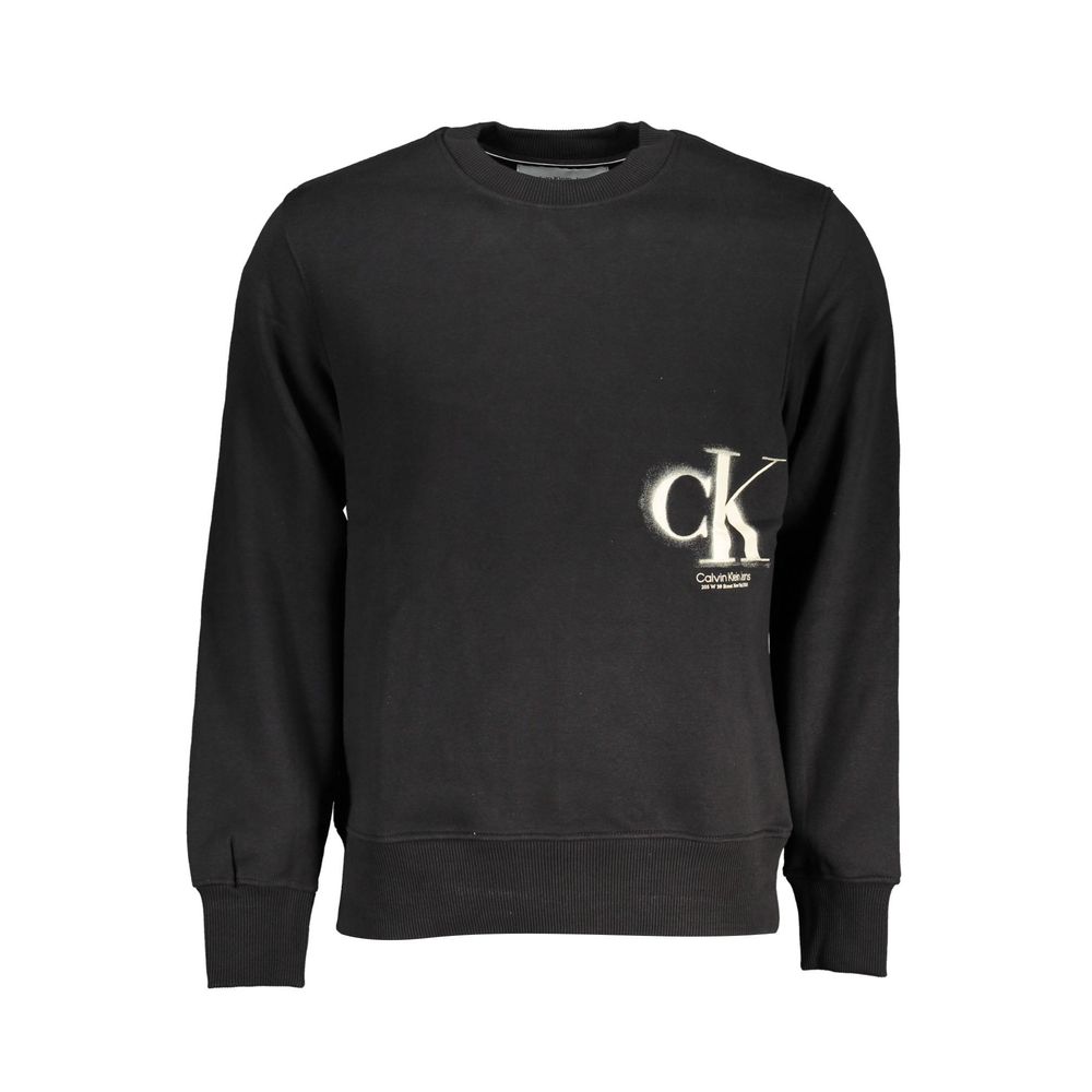 Calvin Klein Nero Cotton Men Sweatshirt | Regal Royce