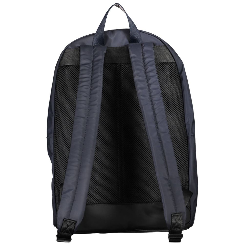 Tommy Hilfiger Blue Polyester Men Backpack | Regal Royce