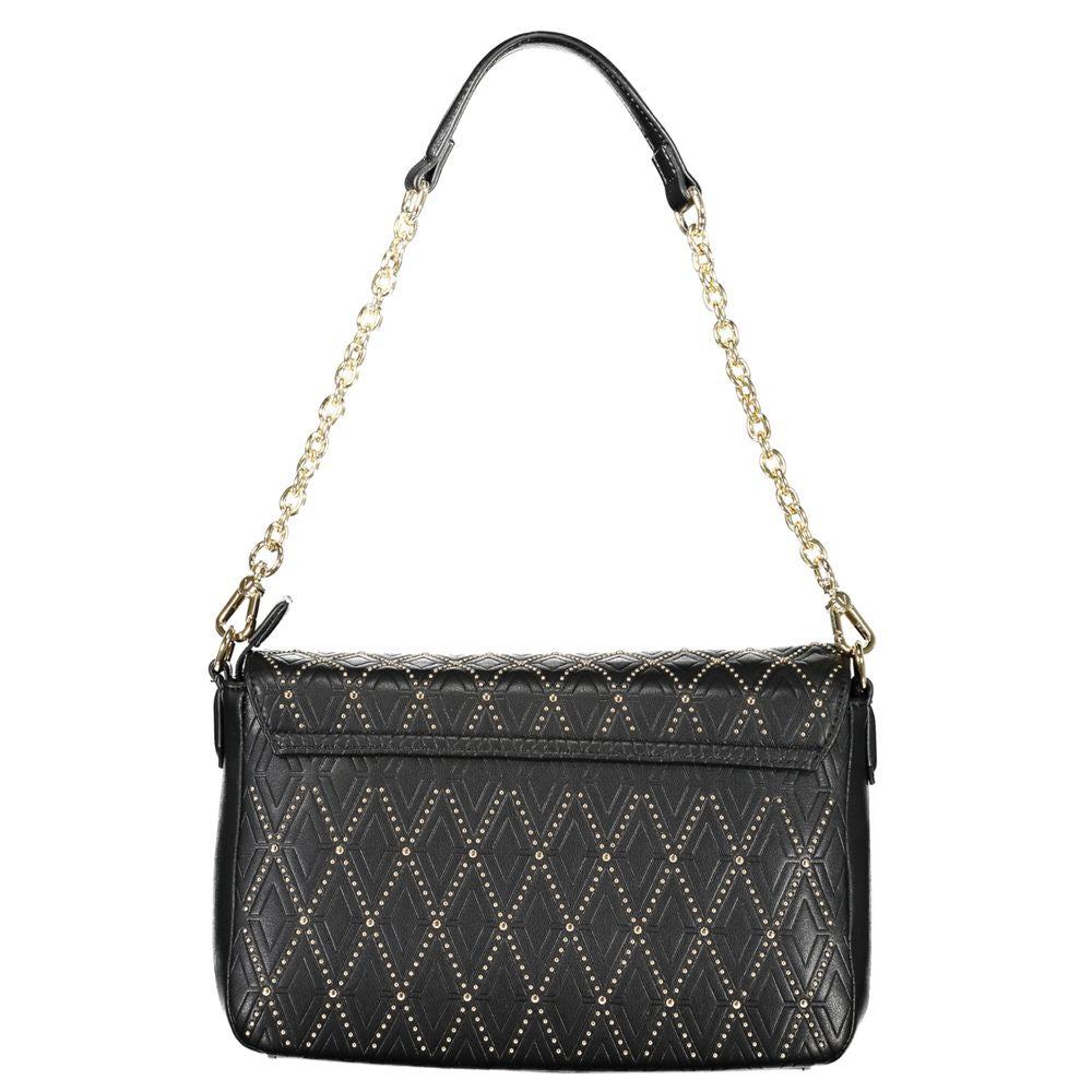 Mario Valentino Nero Polyurethane Women Handbag | Regal Royce