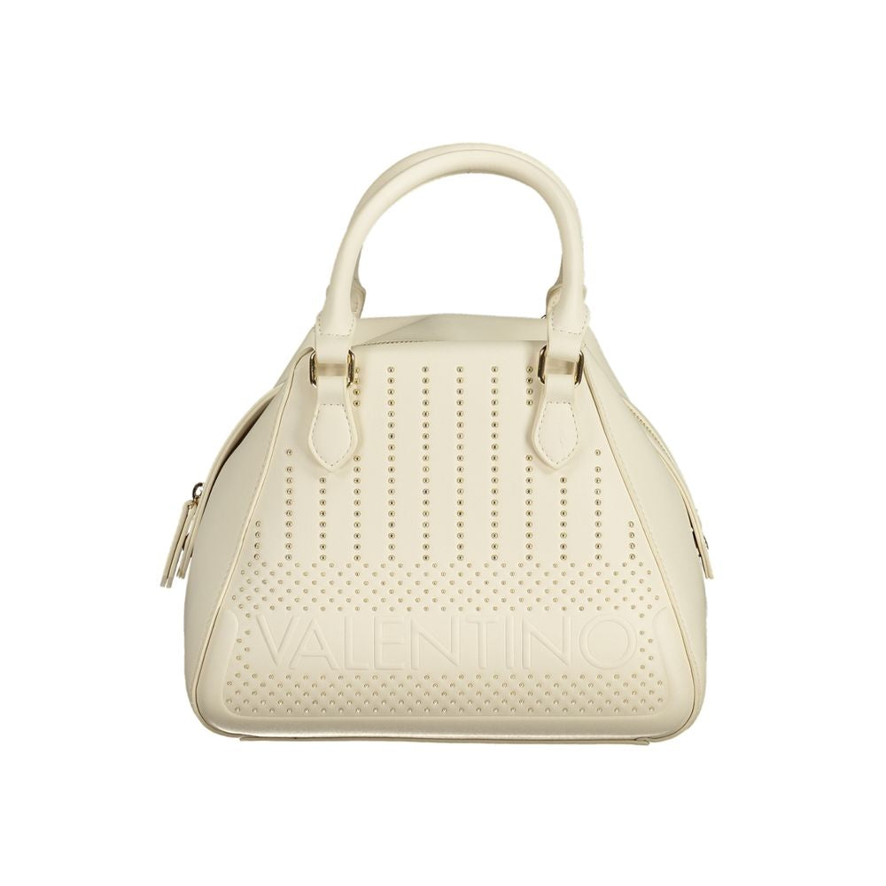 Mario Valentino Bianco Polyurethane Women Handbag | Regal Royce
