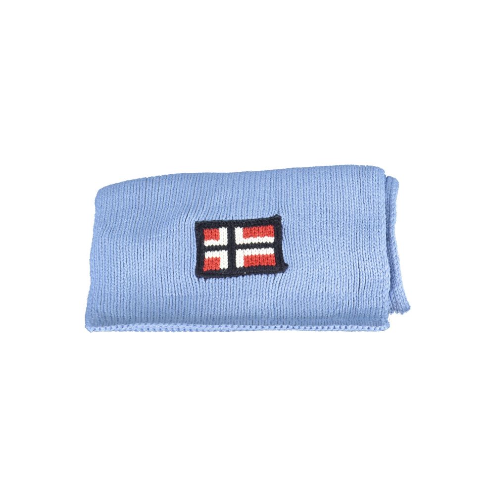 Norway 1963 Azzurro Acrylic Mens Scarf | Regal Royce