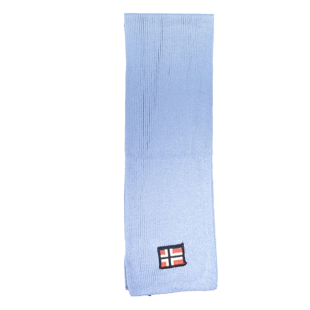 Norway 1963 Azzurro Acrylic Mens Scarf | Regal Royce