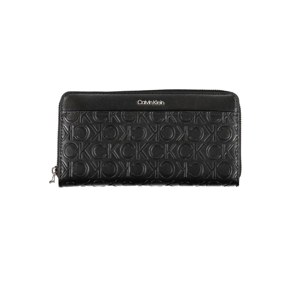 Calvin Klein Black Polyurethane Women Wallet | Regal Royce