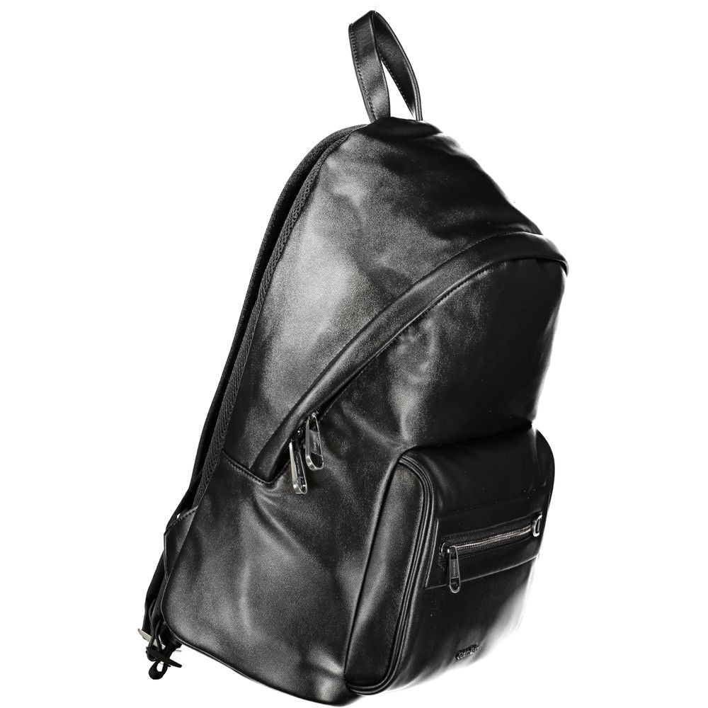 Calvin Klein Black Polyester Men's Backpack | Regal Royce