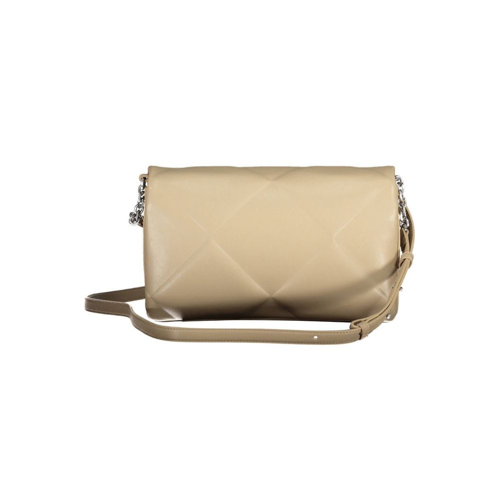 Calvin Klein Beige Polyester Women Shoulder Bag | Regal Royce