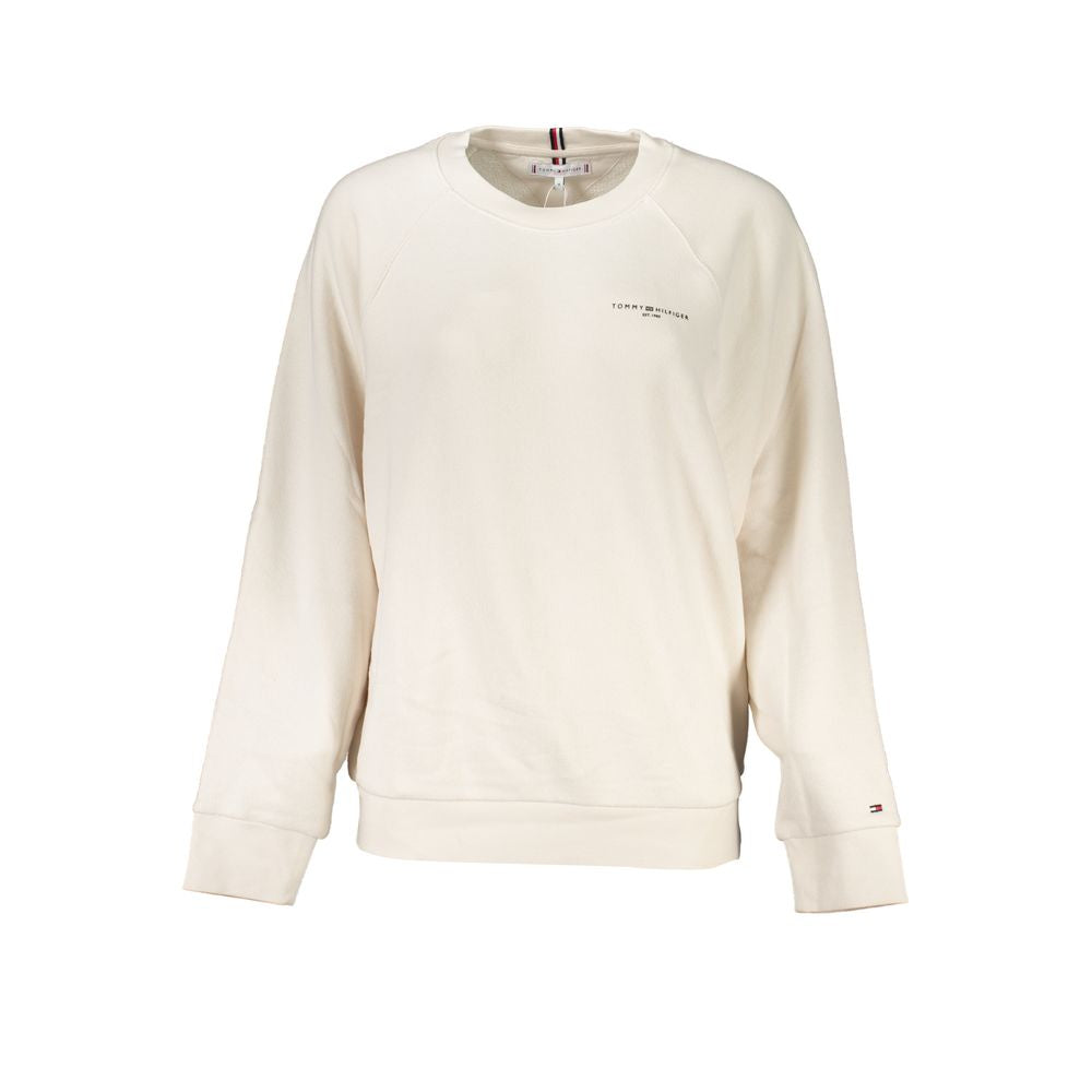 Tommy Hilfiger Beige Cotton Women's Sweatshirt | Regal Royce