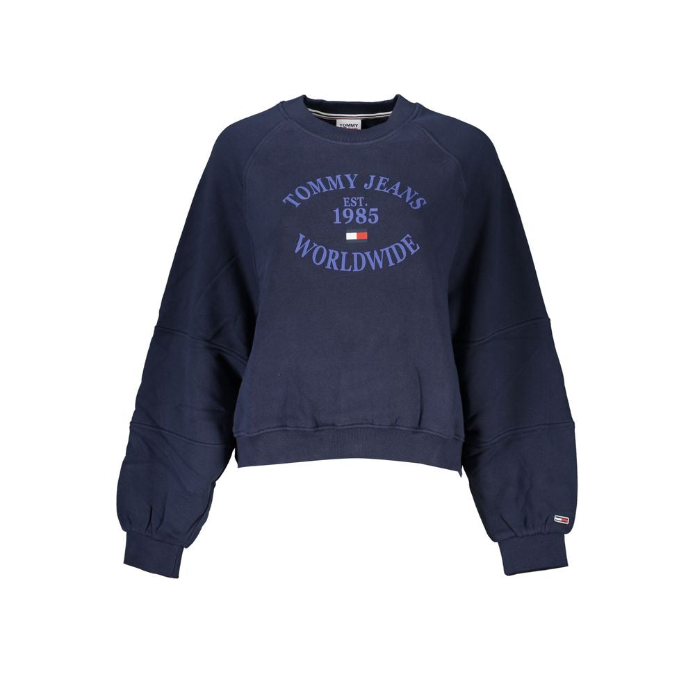 Tommy Hilfiger Blue Cotton Women Sweatshirt | Regal Royce