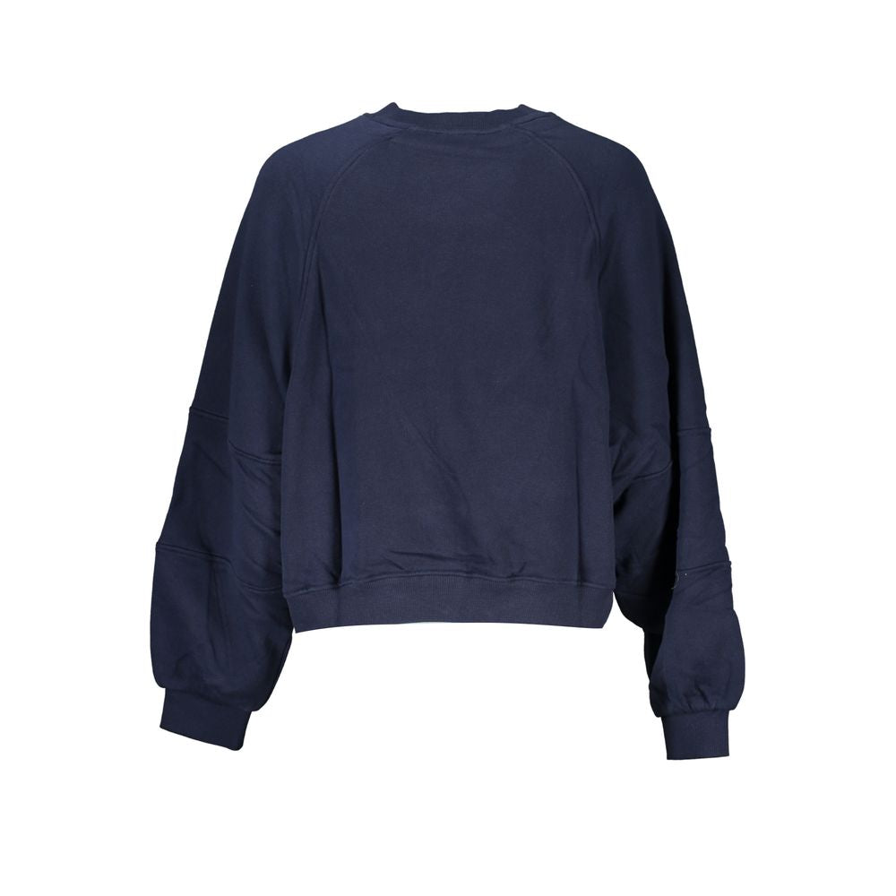 Tommy Hilfiger Blue Cotton Women Sweatshirt | Regal Royce