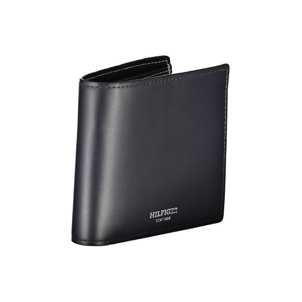 Tommy Hilfiger Blue Leather Men Wallet | Regal Royce