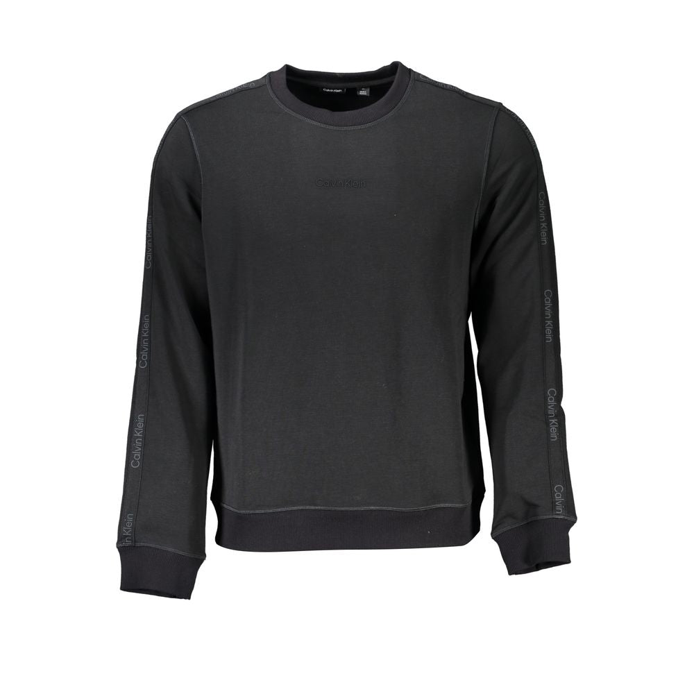 Calvin Klein Black Polyester Men Sweatshirt | Regal Royce