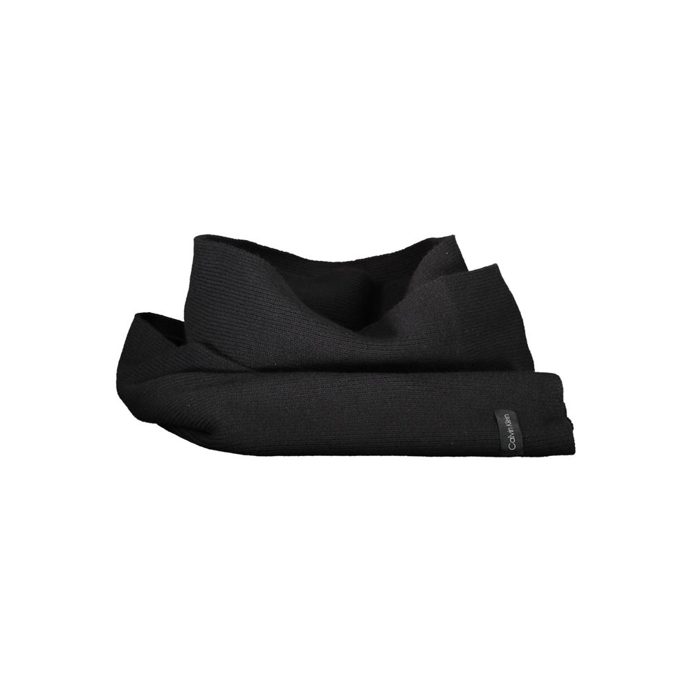 Calvin Klein Black Cotton Women Scarf | Regal Royce
