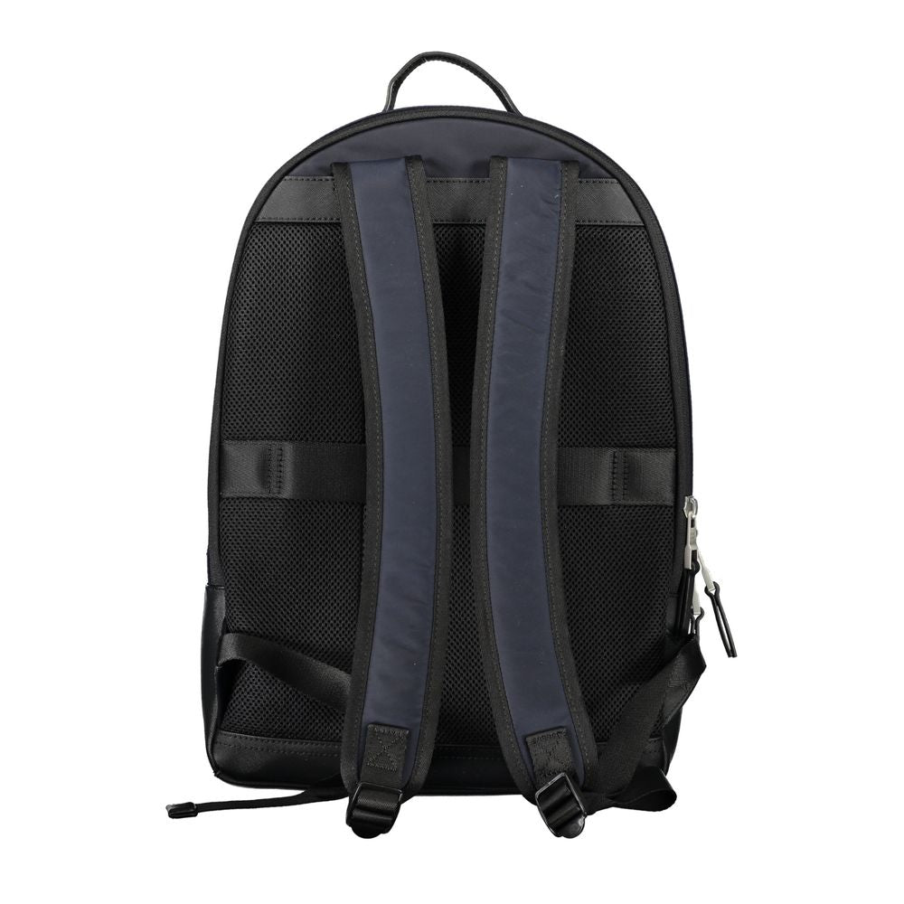 Tommy Hilfiger Blue Polyester Men Backpack | Regal Royce