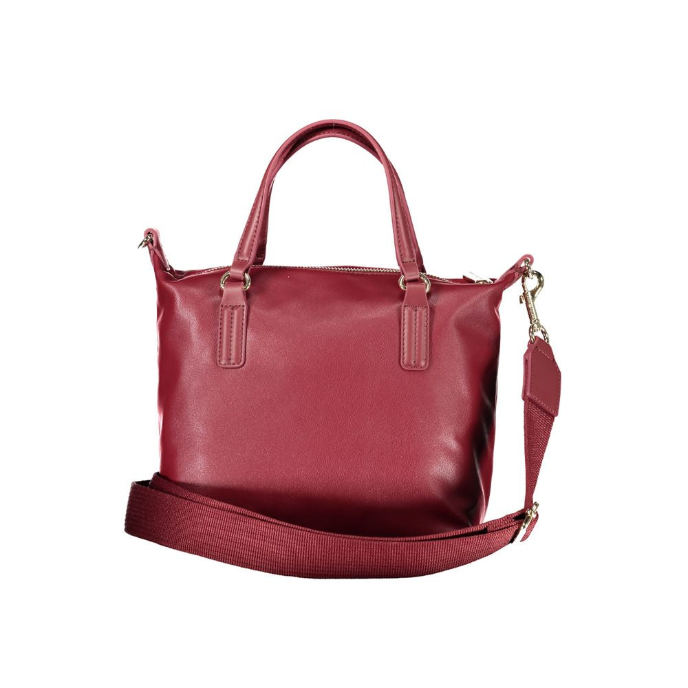 Tommy Hilfiger Red Polyester Handbag