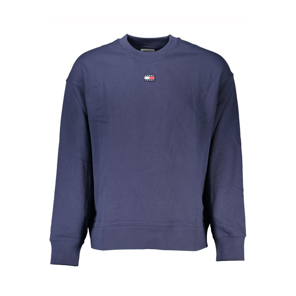 Tommy Hilfiger Blue Cotton Men Sweatshirt | Regal Royce