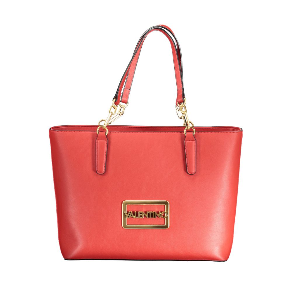 Mario Valentino Rosso Polyurethane Women Handbag | Regal Royce