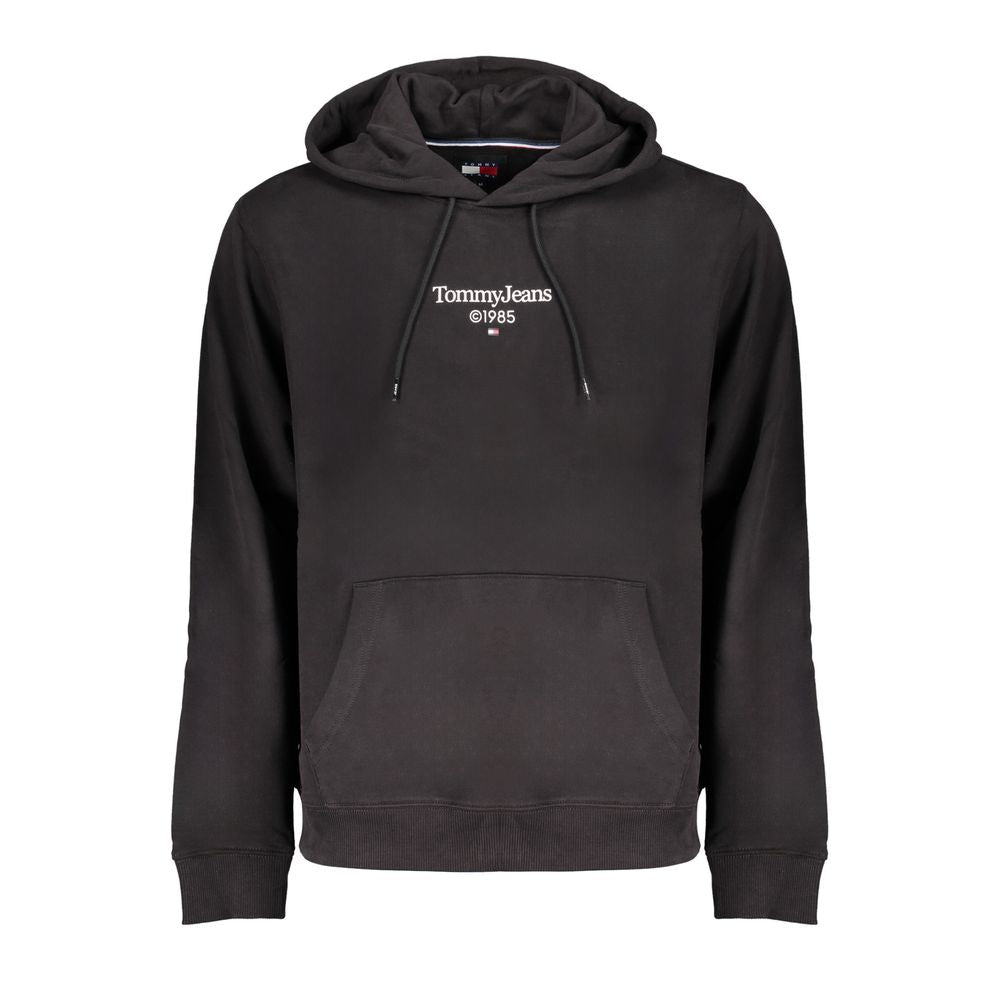 Tommy Hilfiger Black Cotton Men's Sweatshirt Hoodie | Regal Royce