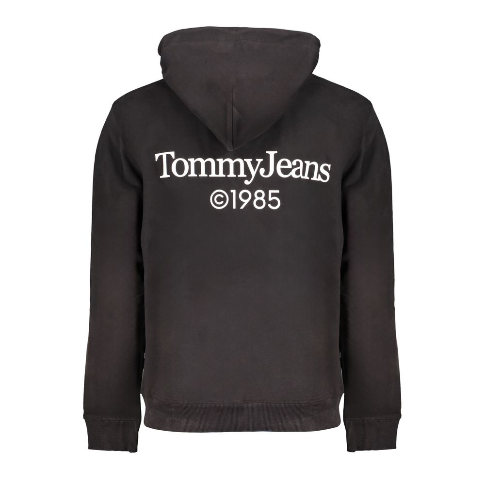 Tommy Hilfiger Black Cotton Men's Sweatshirt Hoodie | Regal Royce