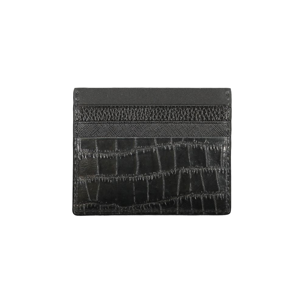 Tommy Hilfiger Black Leather Mens Wallet | Regal Royce