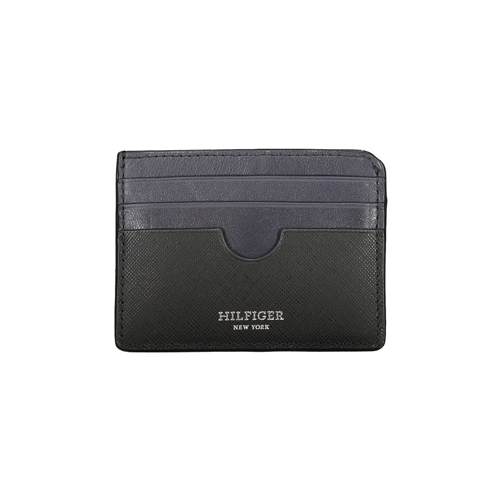 Tommy Hilfiger Black Leather Men Wallet | Regal Royce