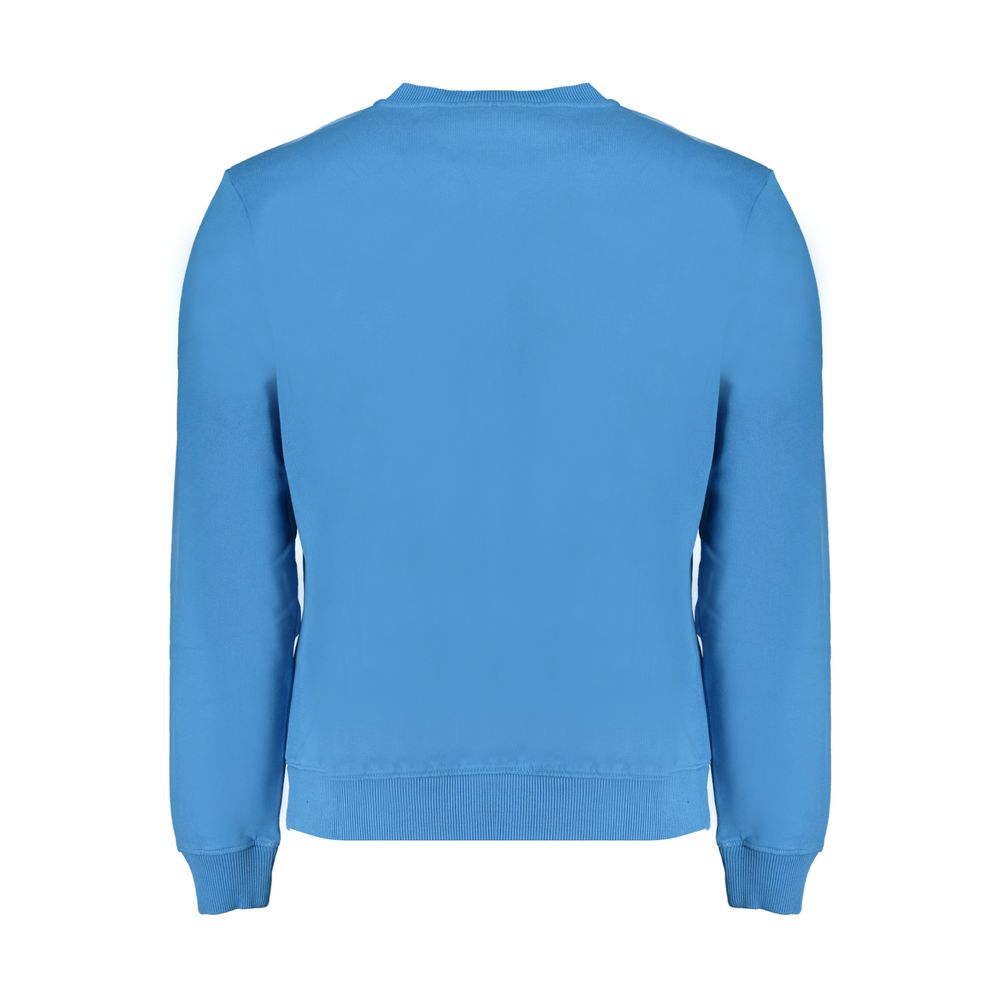 Napapijri Blue Cotton Men Sweater | Regal Royce