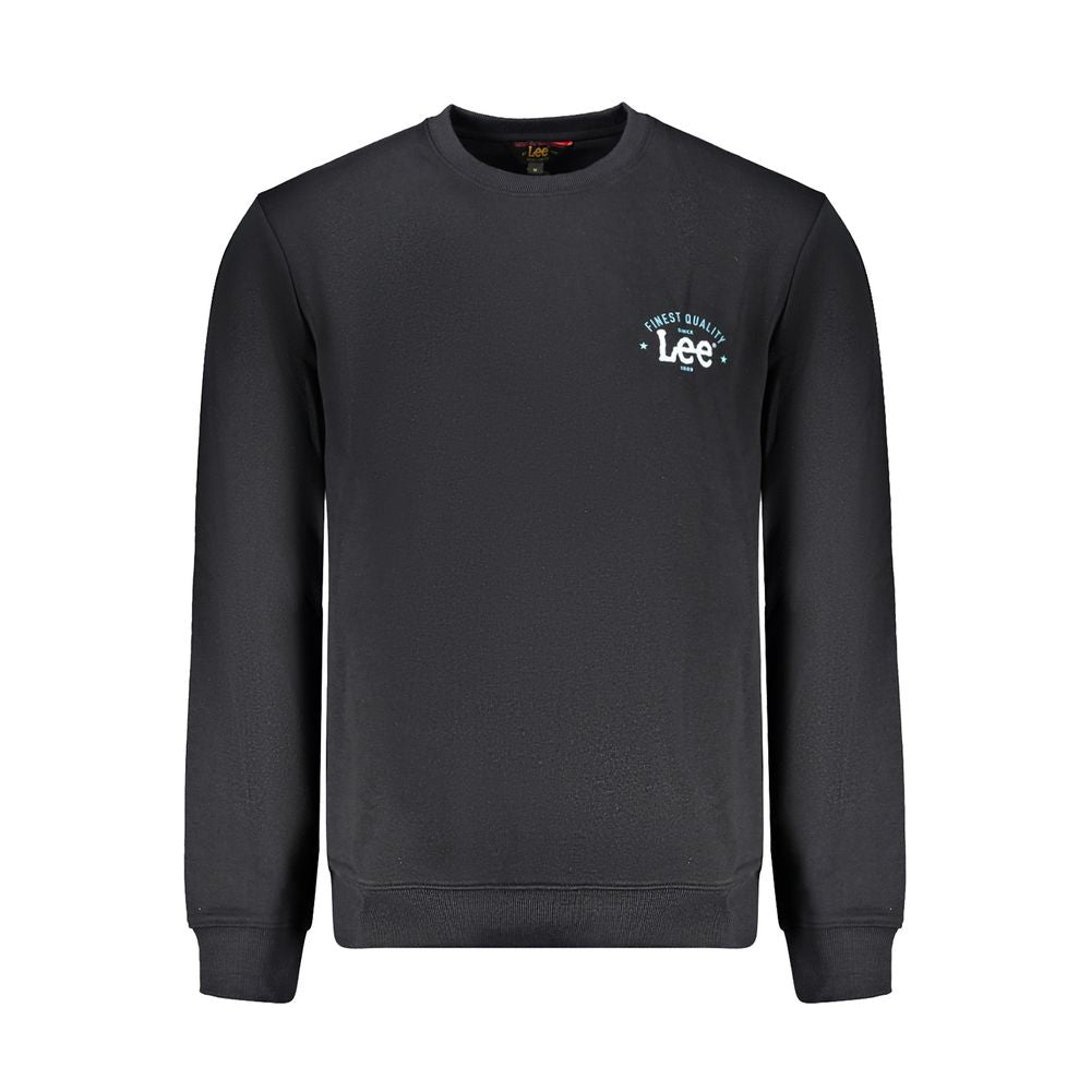 Lee Black Cotton Men's Sweatshirt | Regal Royce