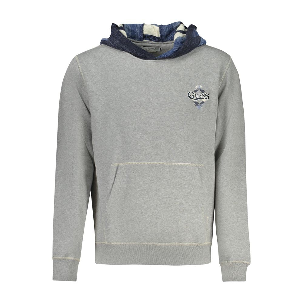 Guess Jeans Grigio Cotton Mens Sweatshirt | Regal Royce