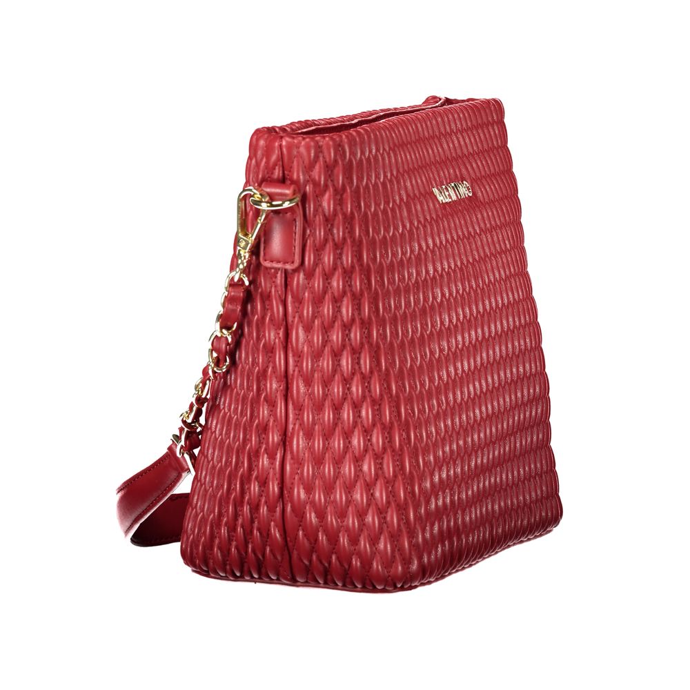 Mario Valentino Rosso Polyurethane Women Handbag | Regal Royce