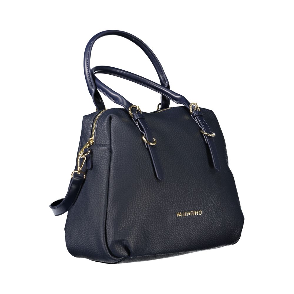 Mario Valentino Blue Polyurethane Women Handbag | Regal Royce