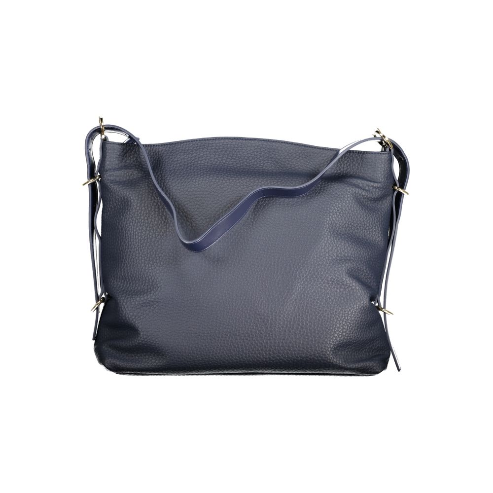 Mario Valentino Blu Polyurethane Women Handbag | Regal Royce