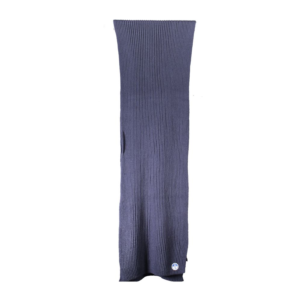 North Sails Blue Cotton Men Scarf | Regal Royce