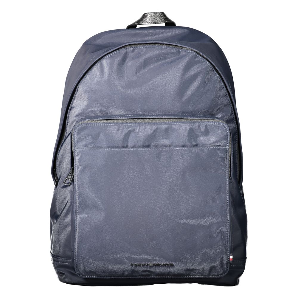 Tommy Hilfiger Blue Polyester Backpack | Regal Royce