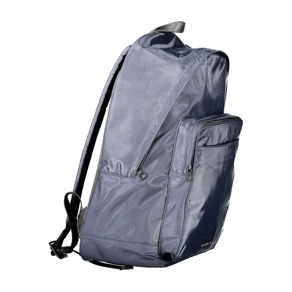 Tommy Hilfiger Blue Polyester Backpack | Regal Royce