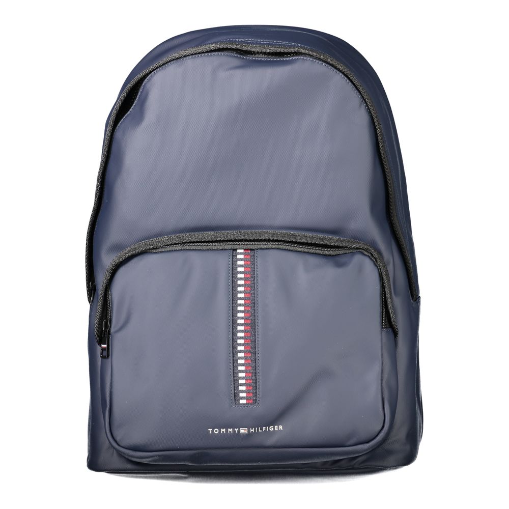 Tommy Hilfiger Blue Polyurethane Men's Backpack | Regal Royce