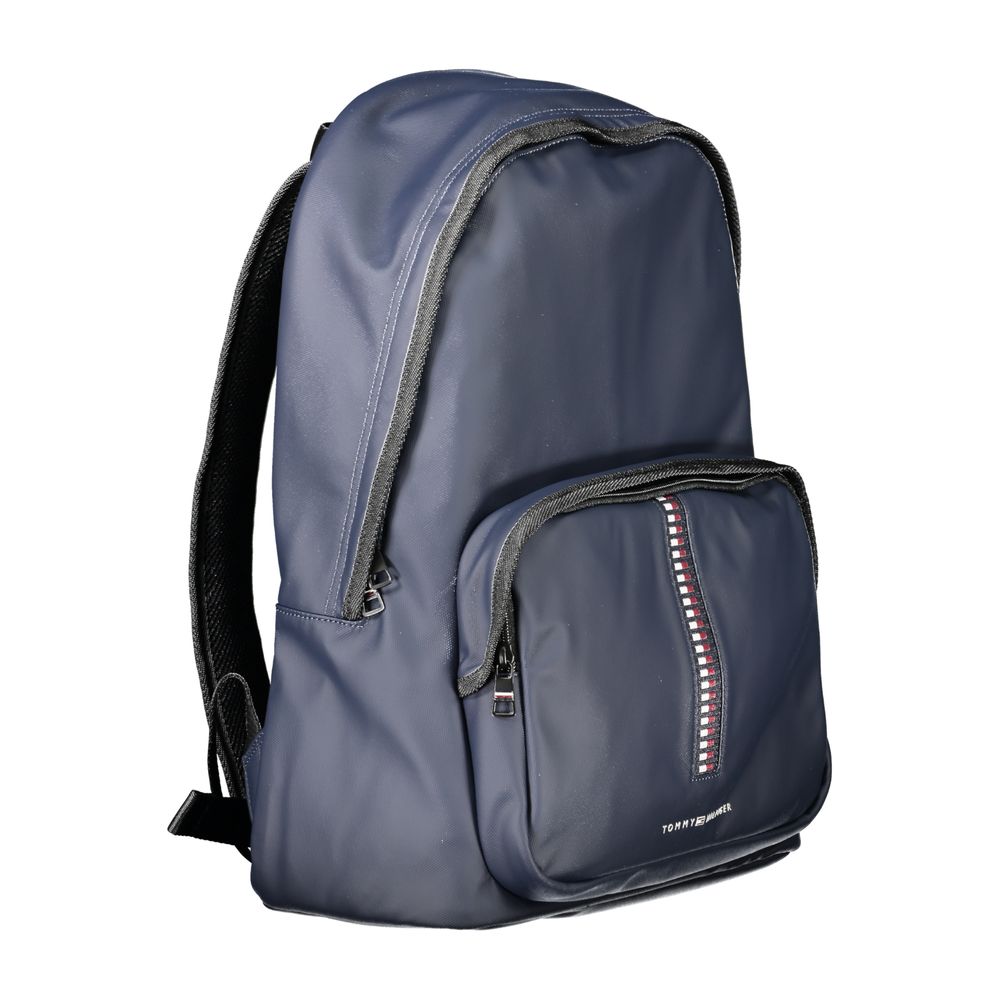 Tommy Hilfiger Blue Polyurethane Men's Backpack | Regal Royce